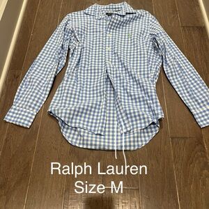 Ralph Lauren Light Blue Gingham Shirt